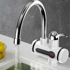 360° Kitchen Electric Heater Instant LED Faucet Home Hot Water Tap Fast Heat New