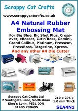 A4 Rubber Embossing Mat for