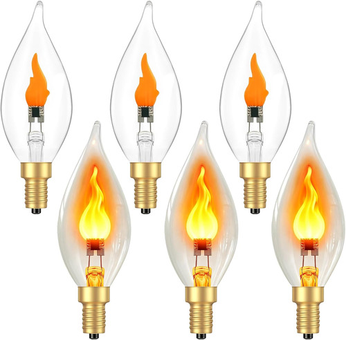 Flame light bulbs - light,