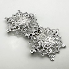 ANTIQUE NURSES BUCKLE STERLING SILVER VICTORIAN Birmingham 1900 Adie & Lovekin