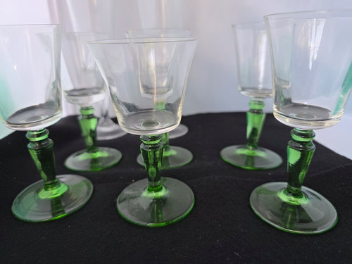 Set vintage clear wine - set, 6