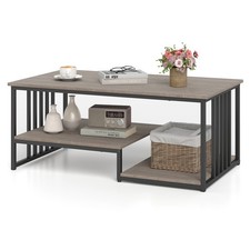 COSTWAY Faux Marble Coffee