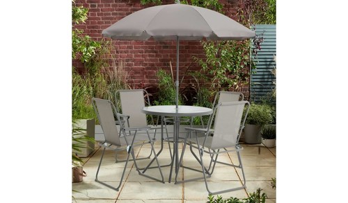 Seater metal patio set light - 4,