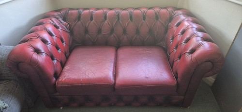 Chesterfield leather sofa - chesterfield,