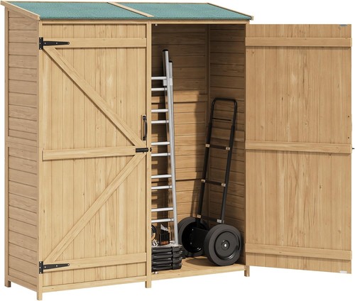 Tall wooden tool - wooden, shed