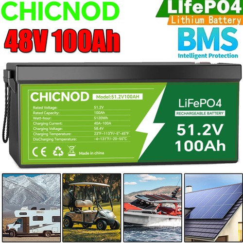 48v 100ah lifepo4 lithium - 48v,
