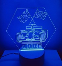 Motor Racing Themed LED Night