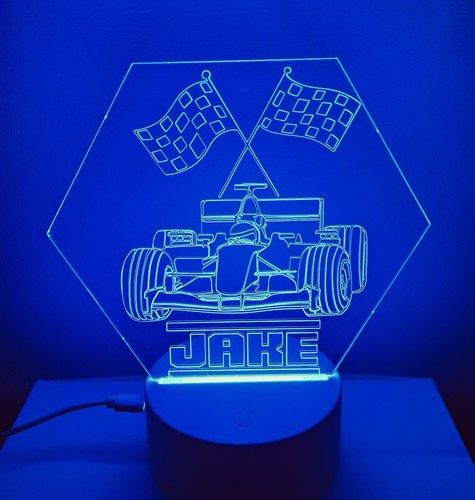 Motor racing themed led night - motor,