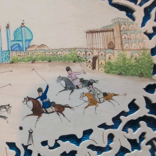 Vintage hand painted persian - hand,