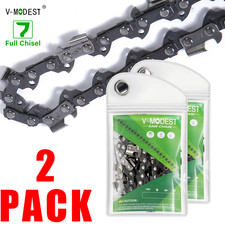 2PACK 20" Chainsaw Chain Fits Stihl Chainsaw Saw 3/8" .063" 1.6mm 72DL