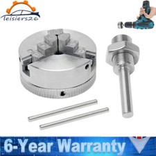Z011 Metal 3 Jaws Manual Lathe Chuck Clamp Self-Centering Mini Drill Chuck Kits