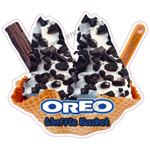 Ice cream van sticker - ice,