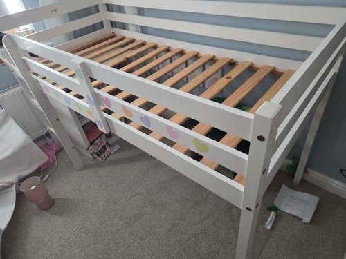White painted wood - white,