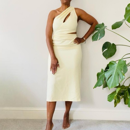Zara yellow asymmetric - yellow,