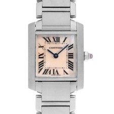 Cartier Tank francaise SM W51028Q3 second hand Women