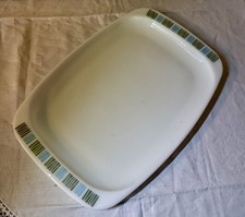 Vintage Pyrex JAJ  Meat Carvery Roast Plate Serving Platter Matchmaker 1970’s