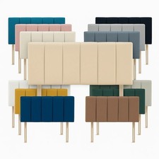 Headboard plush fabric padded - headboard,