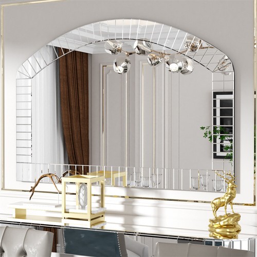 Large silver arched - arched, wall