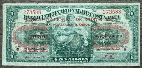 Scarce banco nacional - nacional, costa