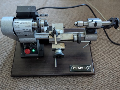 Draper 150w mini lathe drill - mini, /