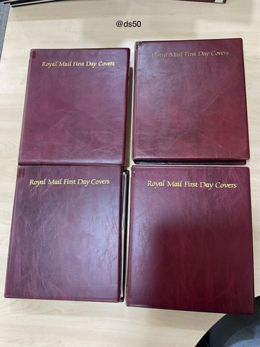 Fdc royal mail albums x - mail, 4