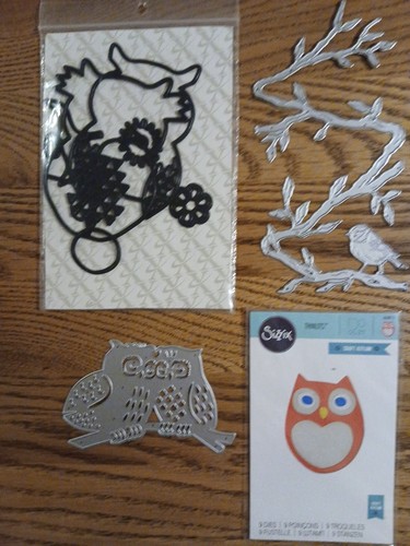 Bird owl cutting die - owl,