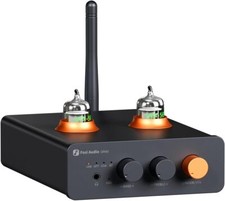 Fosi Audio GR40 Tube Preamp w/DAC Stereo Headphone Amplifier for Active Speakers