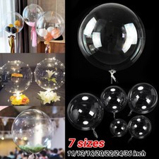 10PCS Clear Round Giant Jumbo Large Bubble Balloon Party Wedding Birthday Bobo