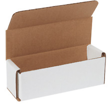 500 Pack 6x2x2 White Corrugated Shipping Mailer Packing Box Boxes 6" x 2" x 2"