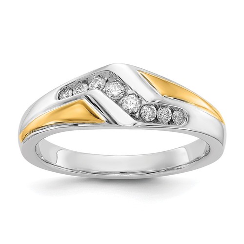 14k two tone gold carat - 14k, 1/4