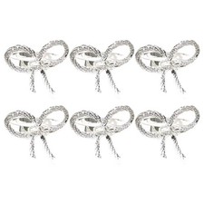 6Pcs Bow Knot Napkin Ring