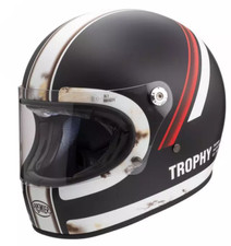 Premier Trophy Carbon DO 92 Vintage Full Face Motorcycle Crash Helmet