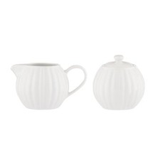 Price & Kensington Luxe White Milk Jug & Sugar Bowl Gift Set
