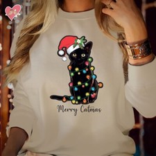 SWEATSHIRT (5137) Merry Catmas
