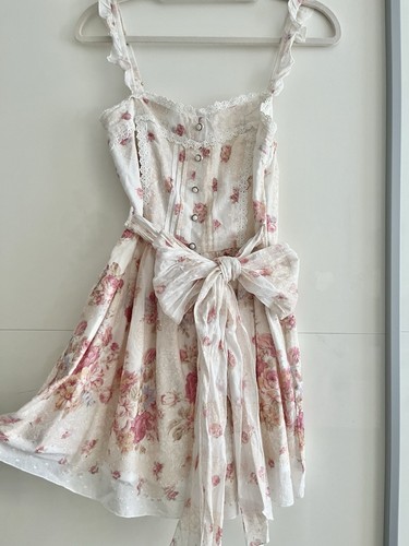 Liz lisa dress pink floral - liz,