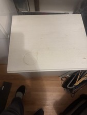 White Wooden Ikea Bedside