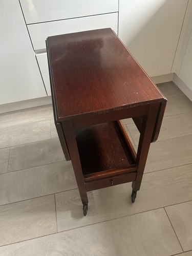 Vintage wooden oak two tier - vintage,