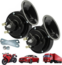 Snail Horn 300DB ,Dual Tone Car Horn 2Pcs 300DB Super Loud Train Horn Air Horns