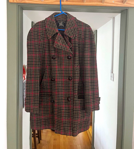 Burberrys check tweed wool - burberrys,