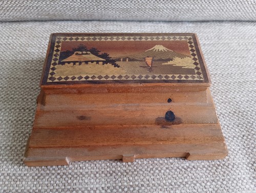 Vintage marquetry inlaid - vintage,
