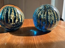 Pair Of MDINA sea Urchin