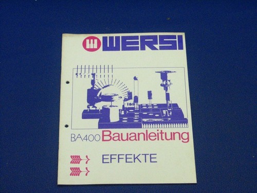 Effects from wersi - from,