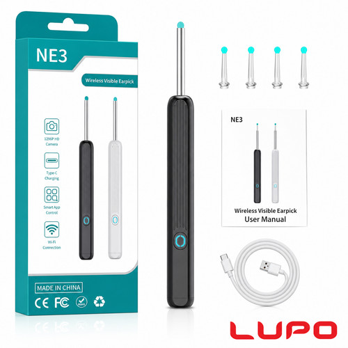 Ear wax remover camera - wax,