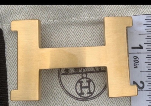 38mm herme belt buckle gold - 38mm,