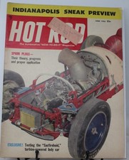 JUNE  1955 HOT ROD  MAGAZINE ROD CUSTOM RAT