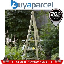 Smart Garden Sage Wooden Woodland Obelisk 1.9m Plant Support Pine Pergola