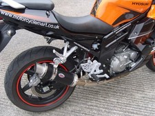 Hyosung GTR650 / GT650 COMET Black GP PRO RACE Motorbike Exhaust Can