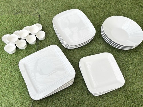 Cafe crockery set white - |, |