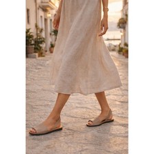 RIA Menorca Taupe Leather