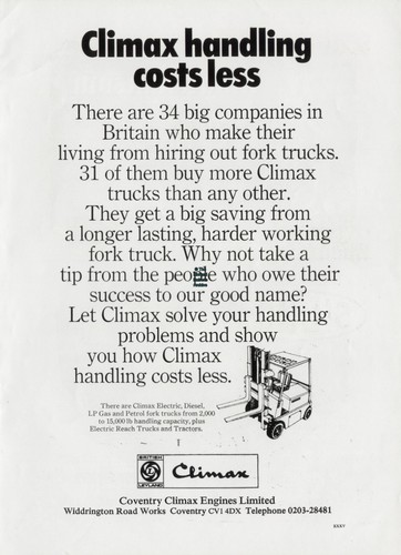 Original 1969 advert for